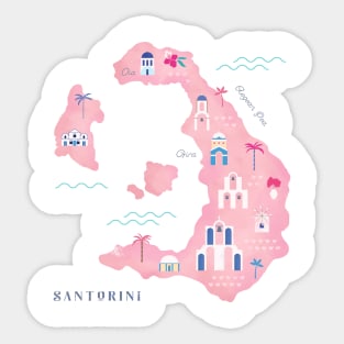 Santorini Sticker